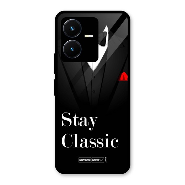 Stay Classic Glass Back Case for Vivo Y22