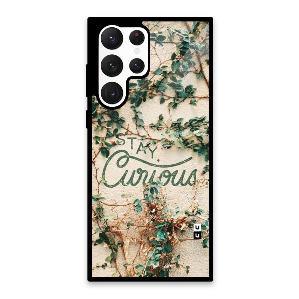 Stay Curious Glass Back Case for Galaxy S22 Ultra 5G