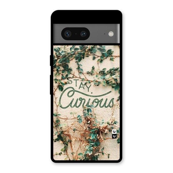 Stay Curious Glass Back Case for Google Pixel 7
