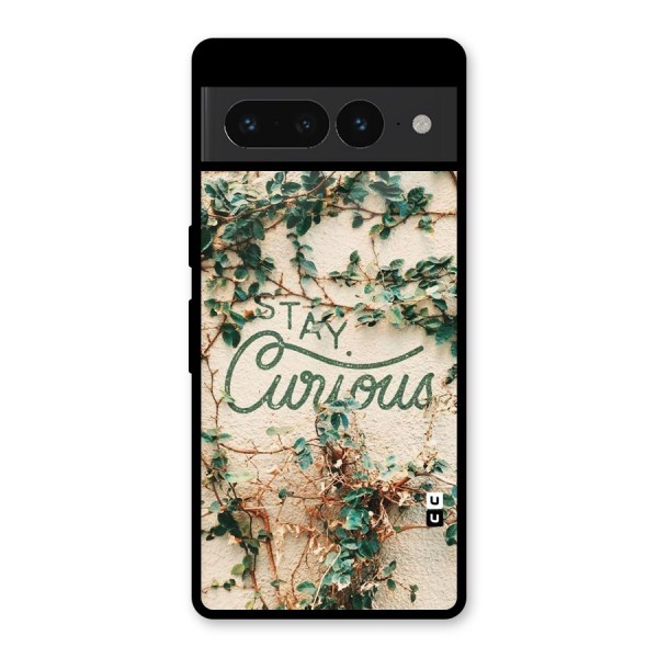 Stay Curious Glass Back Case for Google Pixel 7 Pro