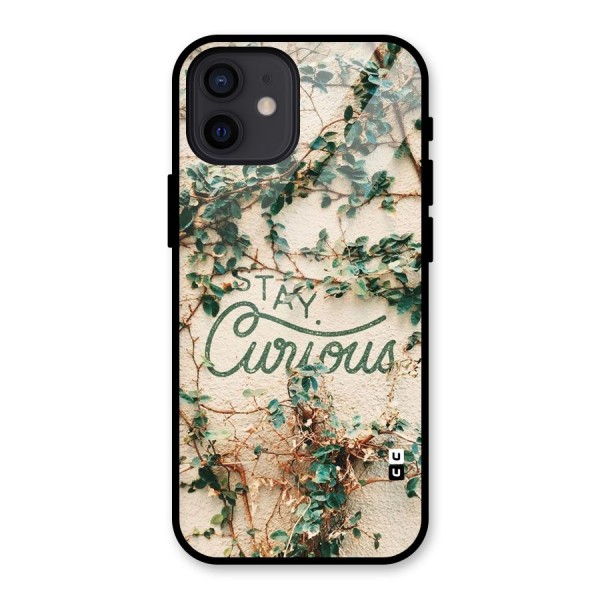 Stay Curious Glass Back Case for iPhone 12