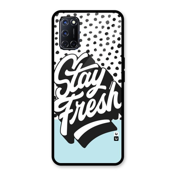 Stay Fresh Glass Back Case for Oppo A52