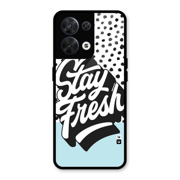 Stay Fresh Glass Back Case for Oppo Reno8 5G