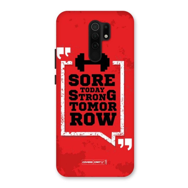 Stay Strong Back Case for Redmi 9 Prime