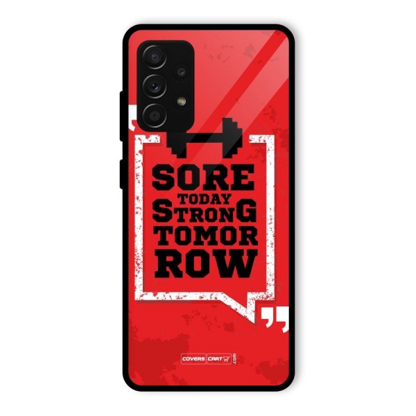 Stay Strong Glass Back Case for Galaxy A53 5G