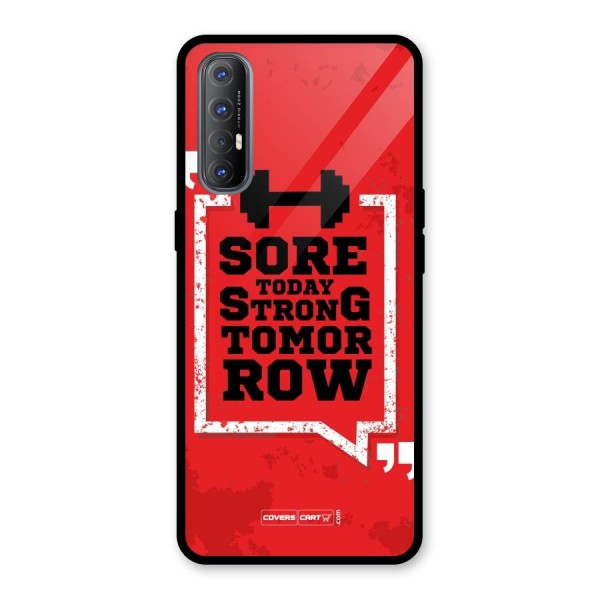 Stay Strong Glass Back Case for Oppo Reno3 Pro