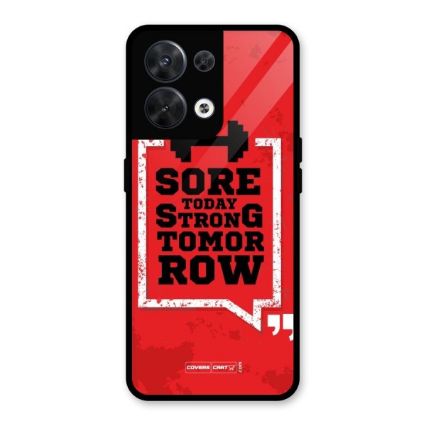 Stay Strong Glass Back Case for Oppo Reno8 5G