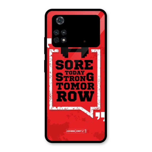 Stay Strong Glass Back Case for Poco M4 Pro 4G