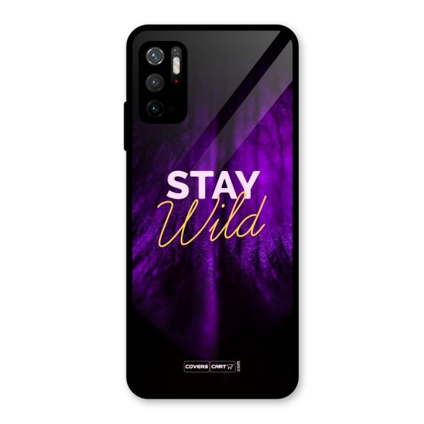 Stay Wild Glass Back Case for Poco M3 Pro 5G