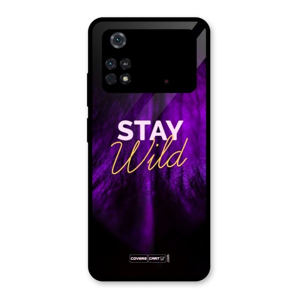 Stay Wild Glass Back Case for Poco M4 Pro 4G