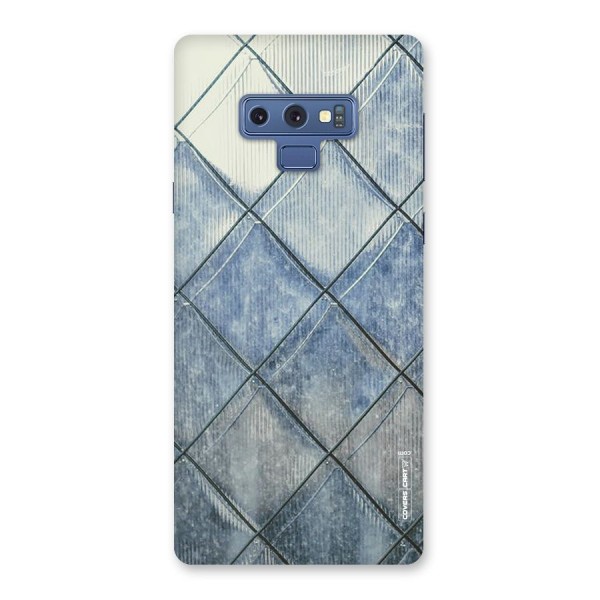 Steel Blue Pattern Back Case for Galaxy Note 9