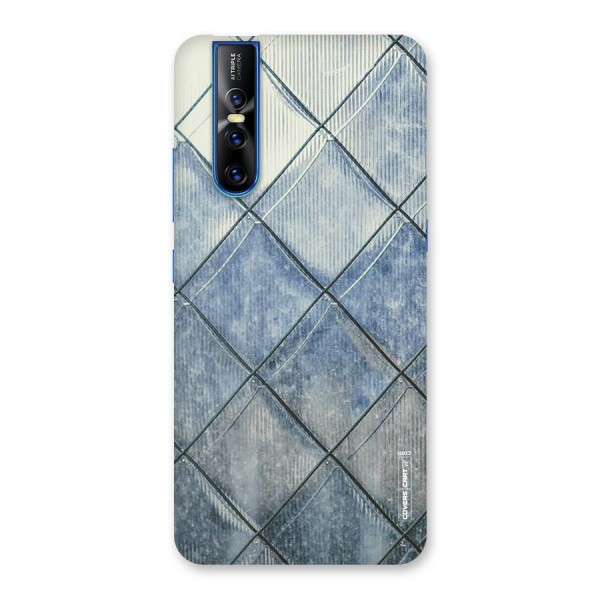 Steel Blue Pattern Back Case for Vivo V15 Pro