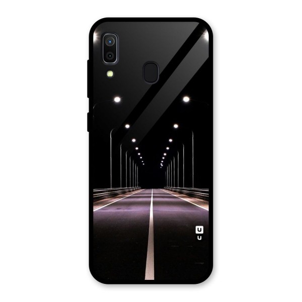 Street Light Glass Back Case for Galaxy A30