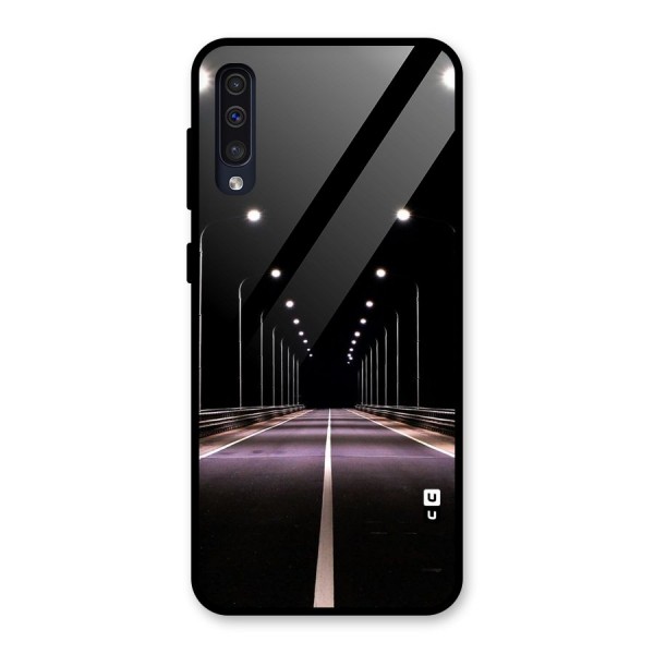 Street Light Glass Back Case for Galaxy A50