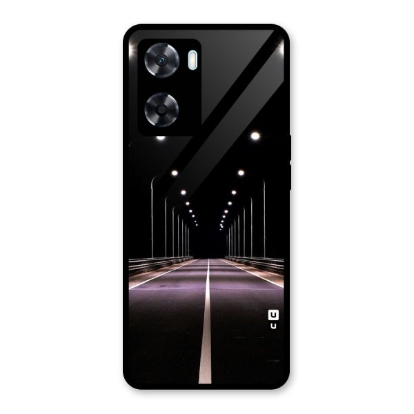 Street Light Glass Back Case for Oppo A77