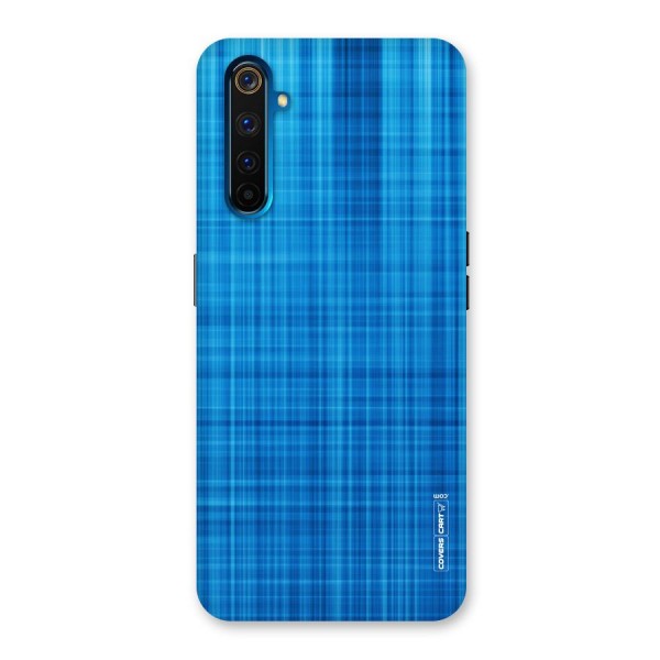 Stripe Blue Abstract Back Case for Realme 6 Pro