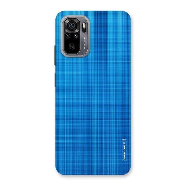 Stripe Blue Abstract Back Case for Redmi Note 10