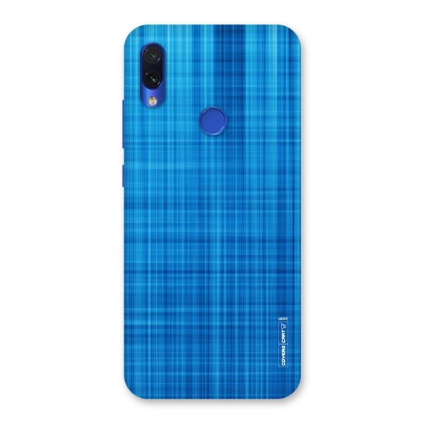 Stripe Blue Abstract Back Case for Redmi Note 7