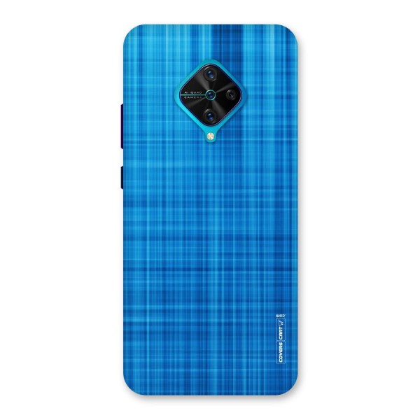 Stripe Blue Abstract Back Case for Vivo S1 Pro