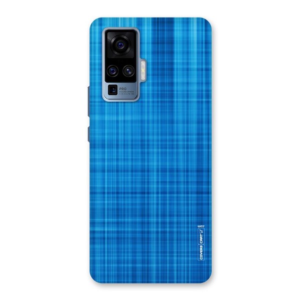 Stripe Blue Abstract Back Case for Vivo X50 Pro