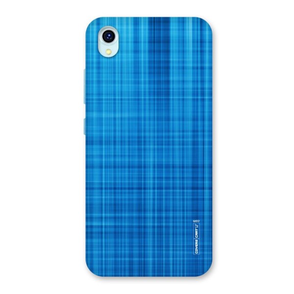 Stripe Blue Abstract Back Case for Vivo Y1s