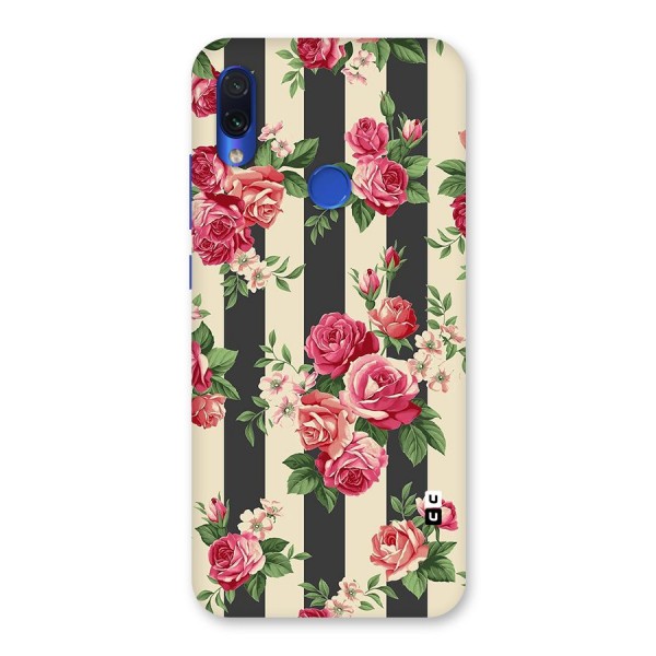 Stripes And Floral Back Case for Redmi Note 7