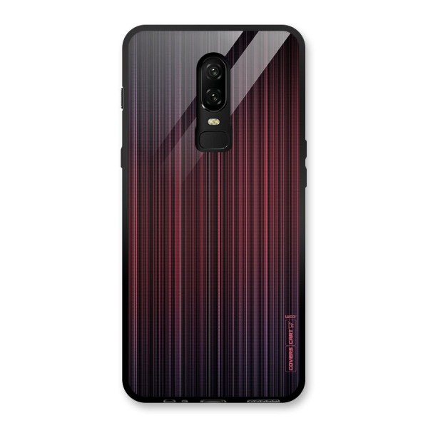 Stripes Gradiant Glass Back Case for OnePlus 6