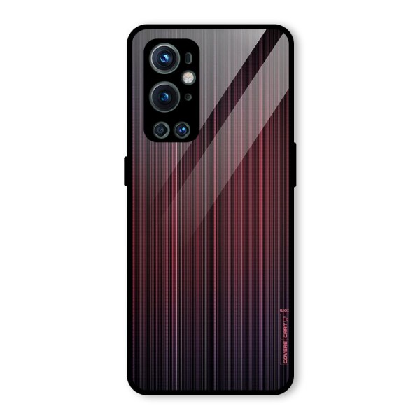 Stripes Gradiant Glass Back Case for OnePlus 9 Pro