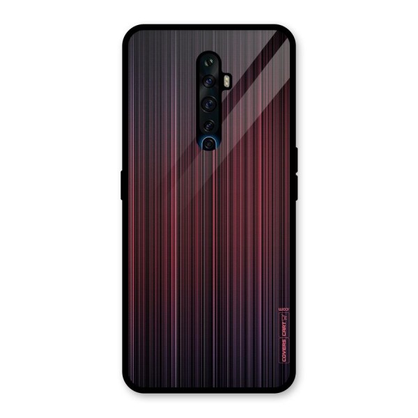 Stripes Gradiant Glass Back Case for Oppo Reno2 Z