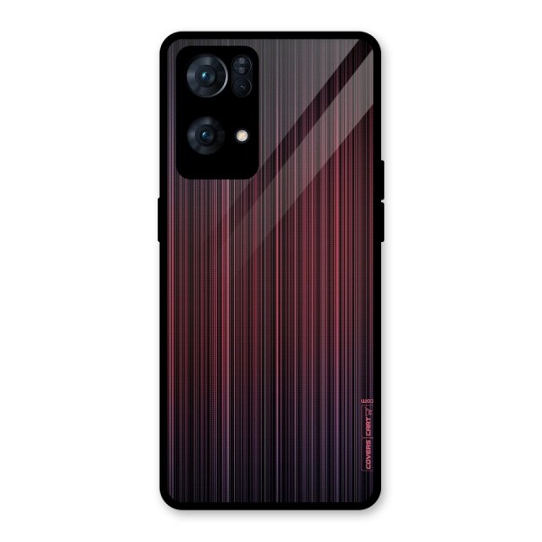 Stripes Gradiant Glass Back Case for Oppo Reno7 Pro 5G