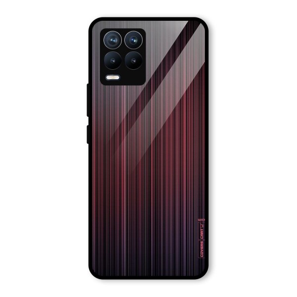 Stripes Gradiant Glass Back Case for Realme 8 Pro