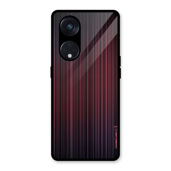 Stripes Gradiant Glass Back Case for Reno8 T 5G