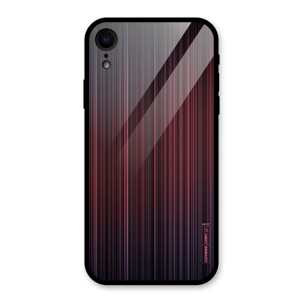 Stripes Gradiant Glass Back Case for XR