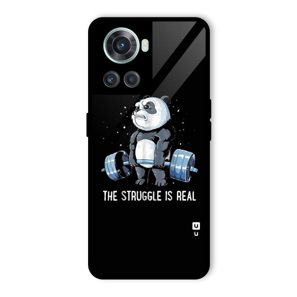 Struggle in Real Glass Back Case for OnePlus 10R