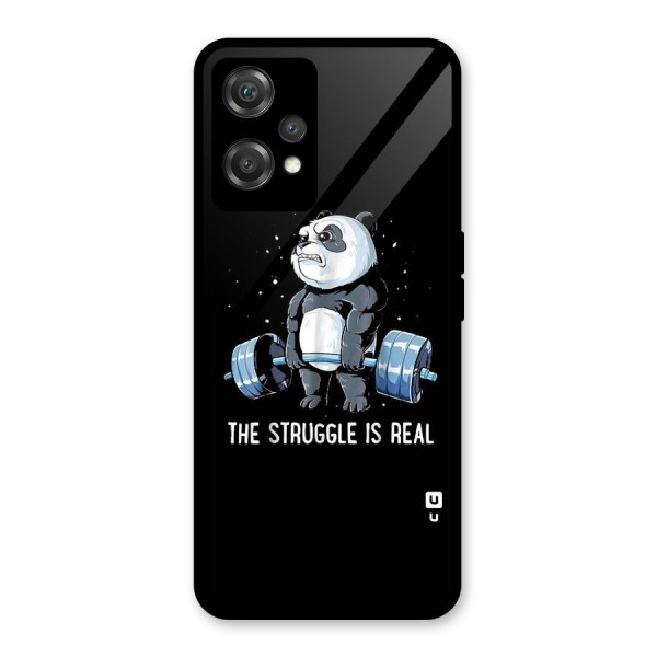 Struggle in Real Glass Back Case for OnePlus Nord CE 2 Lite 5G