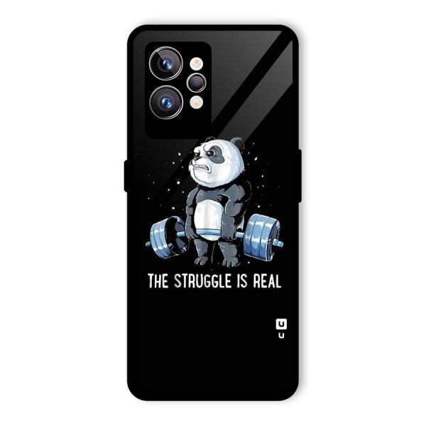 Struggle in Real Glass Back Case for Realme GT2 Pro