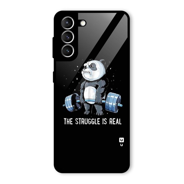 Struggle is Real Glass Back Case for Galaxy S21 5G