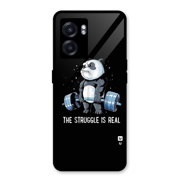 Struggle is Real Glass Back Case for Oppo K10 (5G)