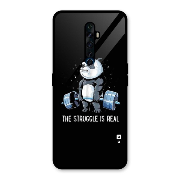 Struggle is Real Glass Back Case for Oppo Reno2 Z