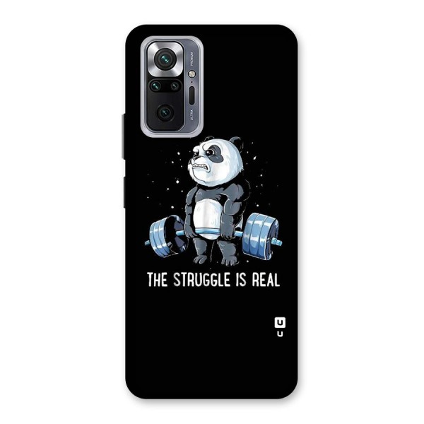 Struggle is Real Panda Back Case for Redmi Note 10 Pro