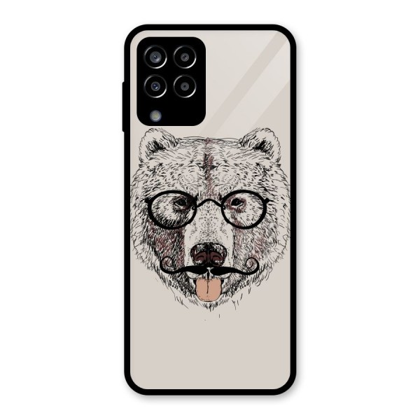 Studious Bear Glass Back Case for Galaxy M33