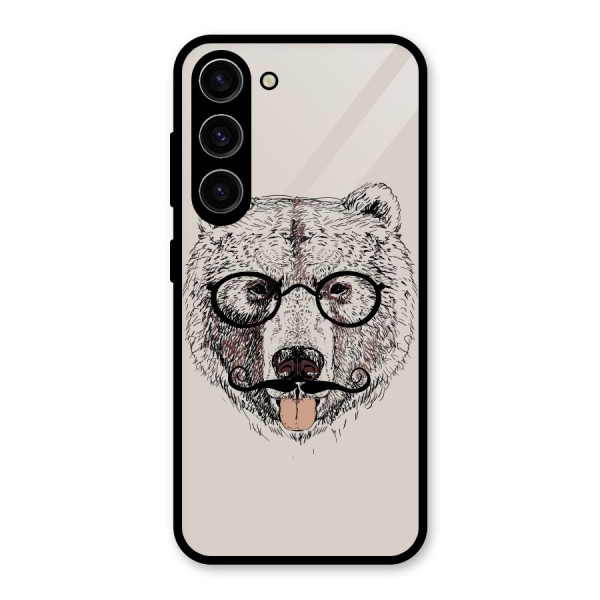 Studious Bear Glass Back Case for Galaxy S23