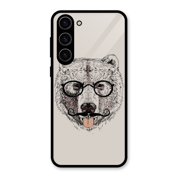 Studious Bear Glass Back Case for Galaxy S23 Plus