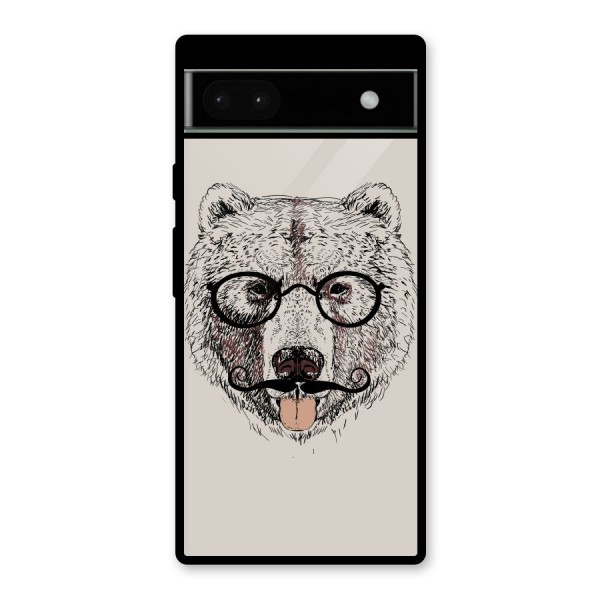 Studious Bear Glass Back Case for Google Pixel 6a