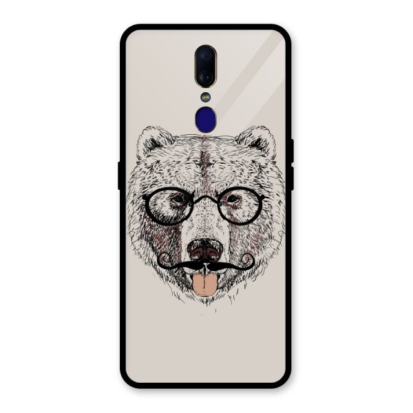 Studious Bear Glass Back Case for Oppo F11