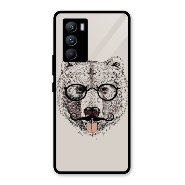 Studious Bear Glass Back Case for Vivo iQOO 9 SE