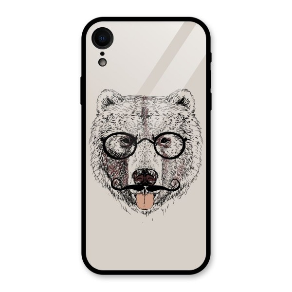 Studious Bear Glass Back Case for XR