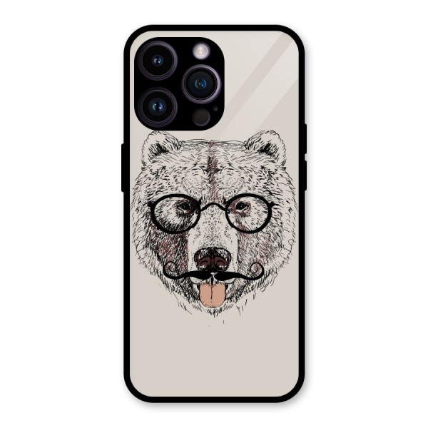 Studious Bear Glass Back Case for iPhone 14 Pro Max