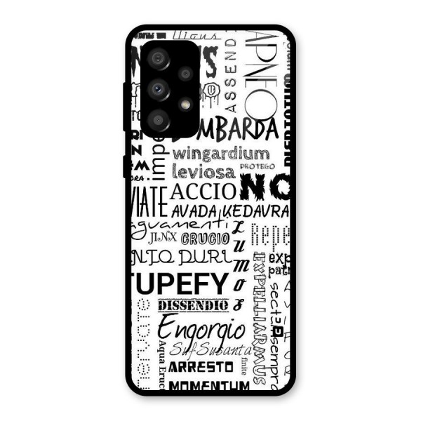 Stupefy Glass Back Case for Galaxy A32