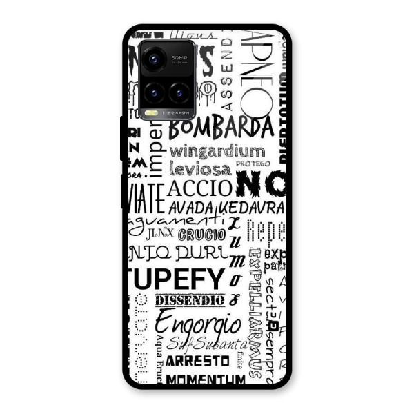 Stupefy Glass Back Case for Vivo Y21 2021